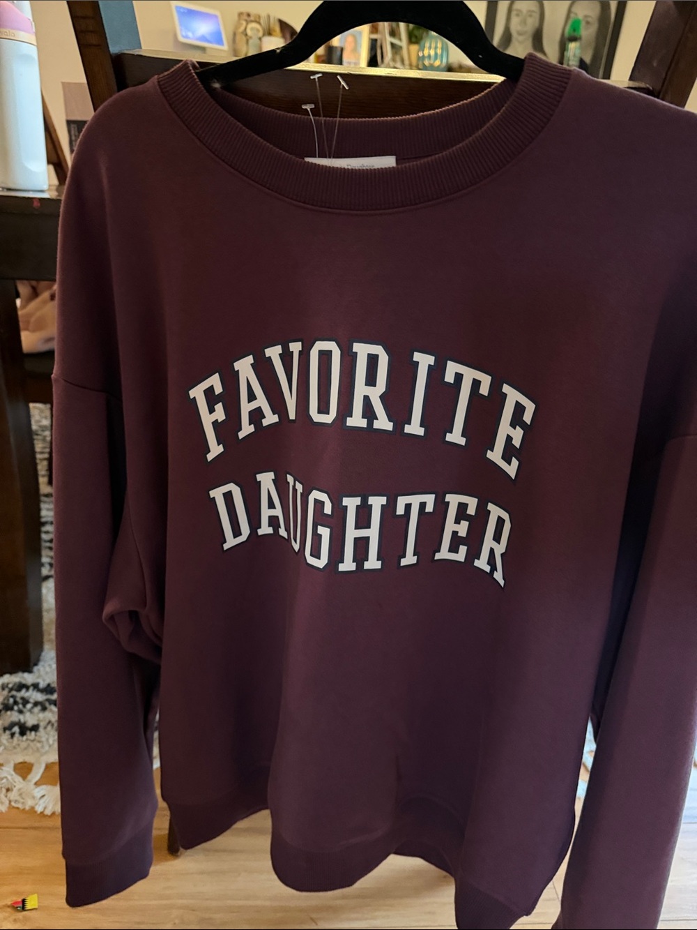 Favorite Daughter Sweatshirt in Burgundy